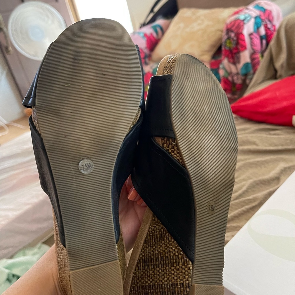 MAKE AN OFFER! STYLE & CO SIZE 7.5 BLACK SANDAL - Picture 8 of 8